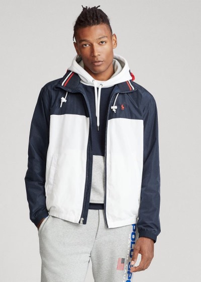 Men's Polo Ralph Lauren Color-Blocked Jackets | 340819CMF